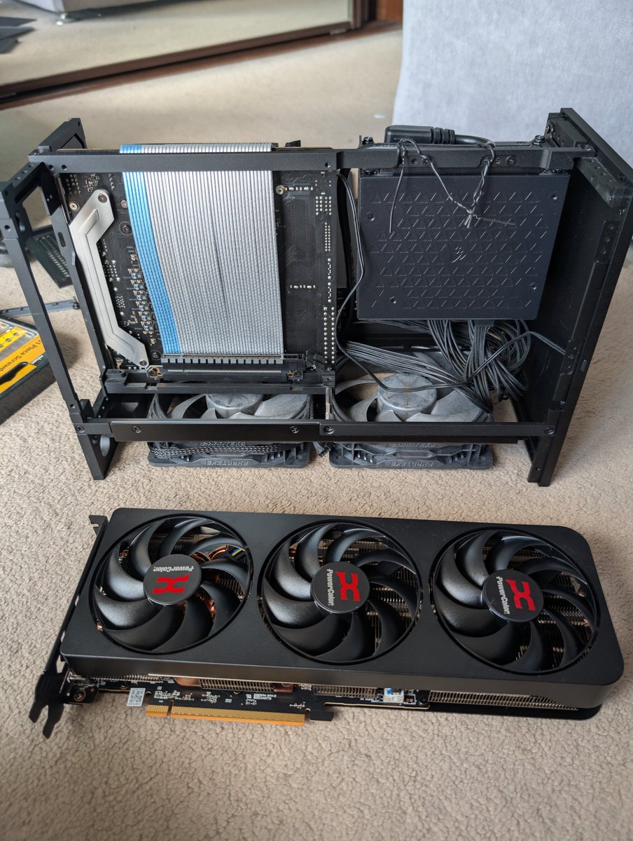 9070 XT Reaper is a great 2 slot card for SFF builds. Fits great