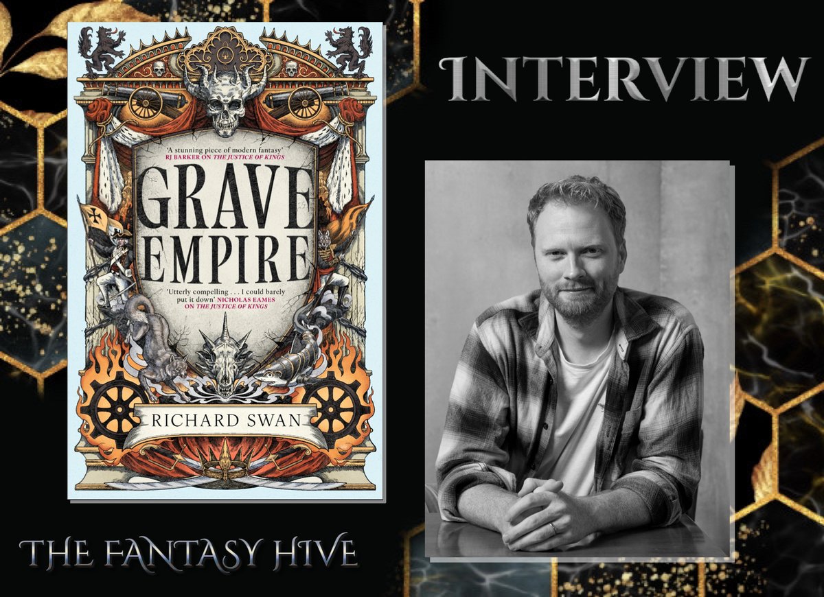 The Fantasy Hive (@thefantasyhive) on Twitter photo Today Nils welcomes <a href="/Richard_S_Swan/">Richard Swan (updates only)</a> to the Hive for a chat about his latest novel GRAVE EMPIRE:
"I definitely wanted to keep progressing the timeline of the Empire forwards by a few centuries..."
More: tinyurl.com/37e54ykz
<a href="/orbitbooks/">Orbit Books</a> <a href="/nilsreviewsit/">Nils Shukla</a> Today Nils welcomes <a href="/Richard_S_Swan/">Richard Swan (updates only)</a> to the Hive for a chat about his latest novel GRAVE EMPIRE:
"I definitely wanted to keep progressing the timeline of the Empire forwards by a few centuries..."
More: tinyurl.com/37e54ykz
<a href="/orbitbooks/">Orbit Books</a> <a href="/nilsreviewsit/">Nils Shukla</a>
