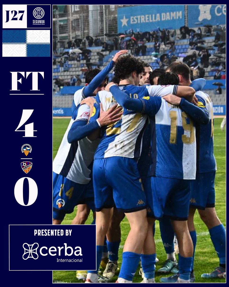 CESabadell's tweet photo. 90’ | 4-0 | #SabadellAlzira

🔝 𝗟𝗔 𝗡𝗘𝗖𝗘𝗦𝗦𝗜𝗧𝗔̀𝗩𝗘𝗠, 𝗟’𝗛𝗘𝗠 𝗟𝗟𝗨𝗜𝗧𝗔𝗧 𝗜 𝗟𝗔 𝗧𝗘𝗡𝗜𝗠!

🧅 Tornem a guanyar a la Nova Creu Alta amb un partidàs de tot l’equip!

#AMQM https://t.co/42odgdyOJW