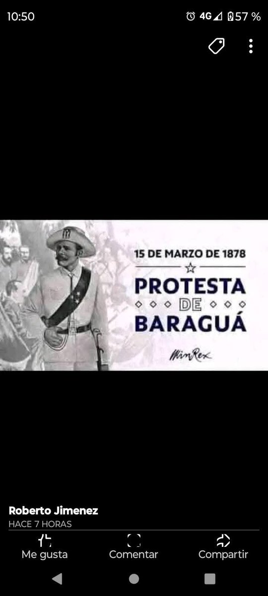 YaniselSanchez4's tweet image. Hoy se conmemora el 147 aniversario de la Protesta de Baraguá, protagonizada  por el general Antonio Maceo Grajales. Este hecho es  considerado en Cuba cómo un importante símbolo de espíritu de lucha e intransigencia de los Cubanos.
#LatirAvileño 
#Patrimonioavileño