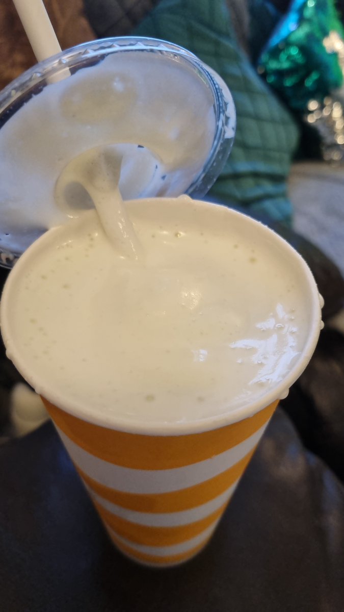 coley1982's tweet photo. I've waited forever to try the @McDonaldsUK  shamrock shake and it's neither green or minty! Such a disappointment https://t.co/LA1YvHBIjU