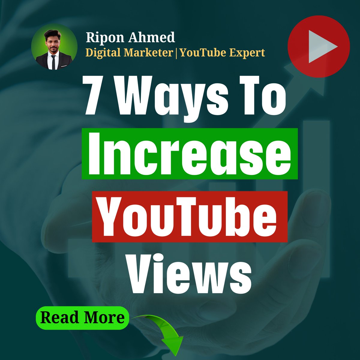 RiponAdHub's tweet photo. 𝟕 𝐖𝐚𝐲𝐬 𝐭𝐨 𝐈𝐧𝐜𝐫𝐞𝐚𝐬𝐞 𝐘𝐨𝐮𝐓𝐮𝐛𝐞 𝐕𝐢𝐞𝐰𝐬.

#YouTubeGrowth #ViralVideos #YouTubeSEO
#ContentCreator #YouTubeMarketing #TrendingNow
#VideoPromotion #GrowYourChannel #YouTubeTips
#BoostViews https://t.co/INid4vO24w