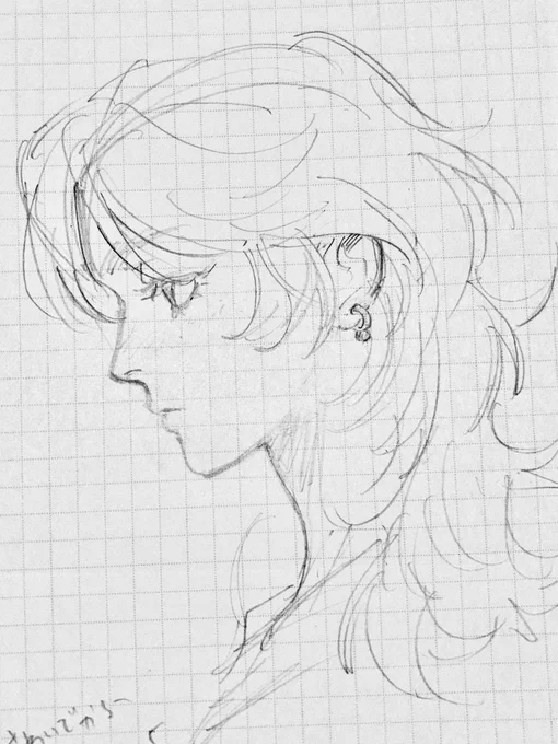 ペン入れ手震える そして失敗する 