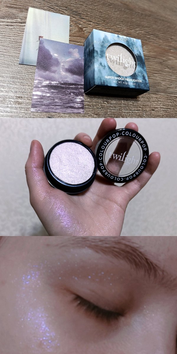N0perandyy's tweet image. This is the skin of a killer, Bella...

I just love this highlighter so much🌌
#twilight #colourpop #highlighter