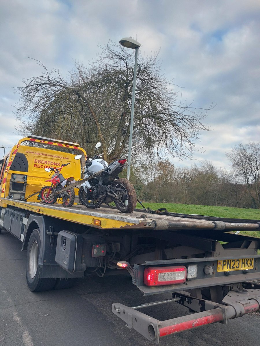 Officers have recovered a stolen motorcycle this evening after reports from the public. Keep those reports coming in and help us build a picture of those crime hotspots.
