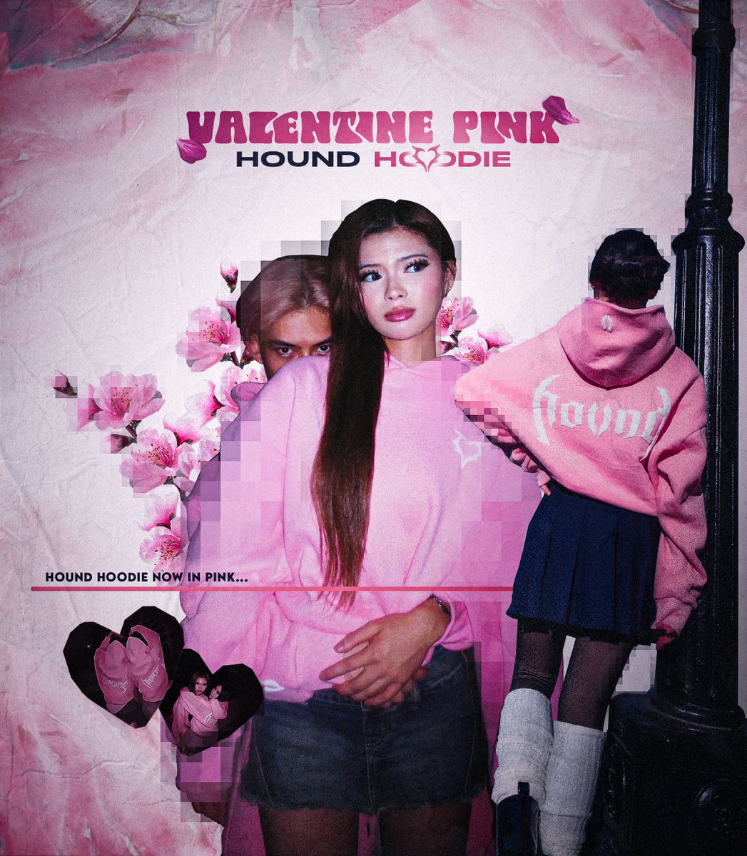 KingOnMac's tweet photo. VALENTINE PINK - Hound Hoodie https://t.co/4r7bFsaDn6