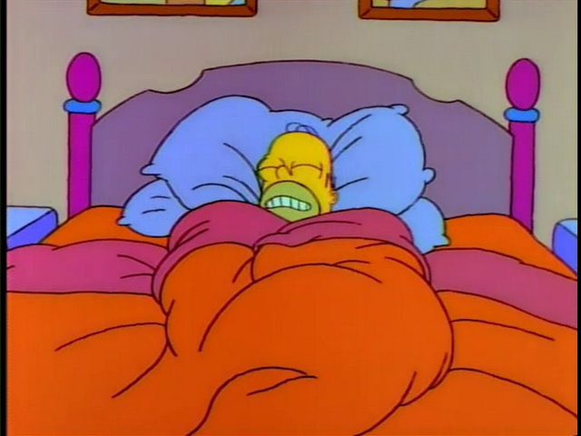 Ahhh, I'm just a big, toasty cinnamon bun.

#Simpsons