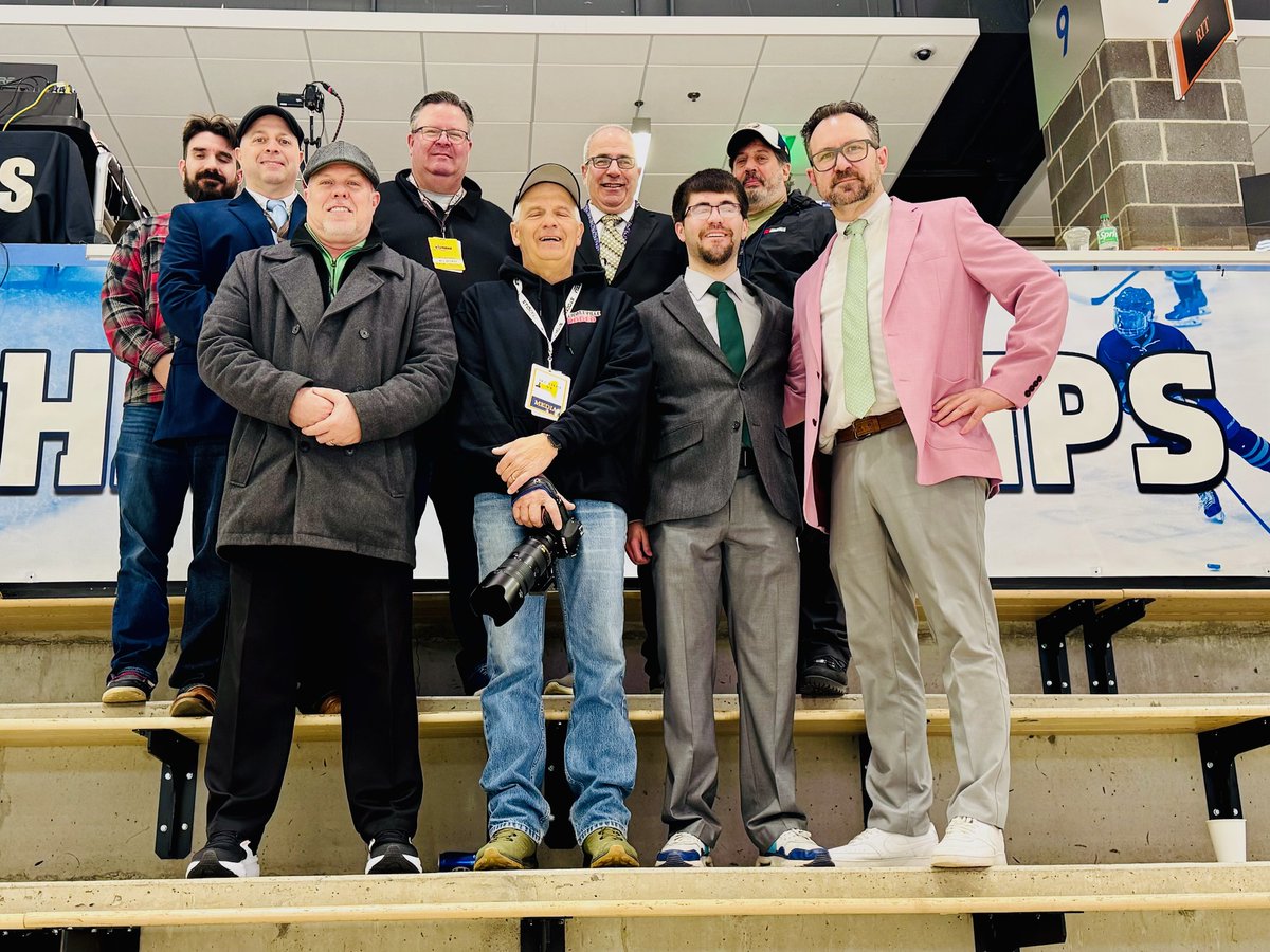 Another great weekend streaming <a href="/NYSPHSAA/">NYSPHSAA</a> hockey for the <a href="/NFHSNetwork/">NFHS Network</a> 

Tim Gardner is the glue that holds it together.

The voices led by veteran broadcaster <a href="/boyar_stu/">Stu Boyar</a> along with former <a href="/HamburgCSD/">Hamburg Central School District</a> AD Pat Cauley, <a href="/CoachCrozier/">Richard Crozier</a> former <a href="/SJCIHockey/">St. Joe's Hockey</a> HC, <a href="/ByJoeKraus/">Joe Kraus</a> and <a href="/wolf3328/">FW</a>