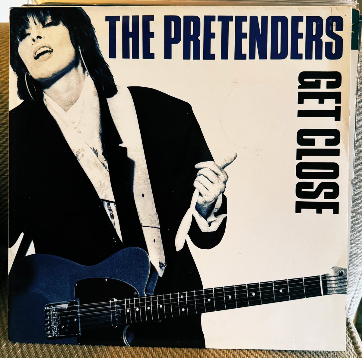 RecordCollect10's tweet image. #NowPlaying @ThePretendersHQ &amp;amp; their 4th studio album, 1986’s #GetClose

With a revolving door of band members (tho Hynde remaining the constant), there are elements of funk as well as their first power ballad (#HymnToHer) 

But singles #DontGetMeWrong &amp;amp; #MyBaby really shine