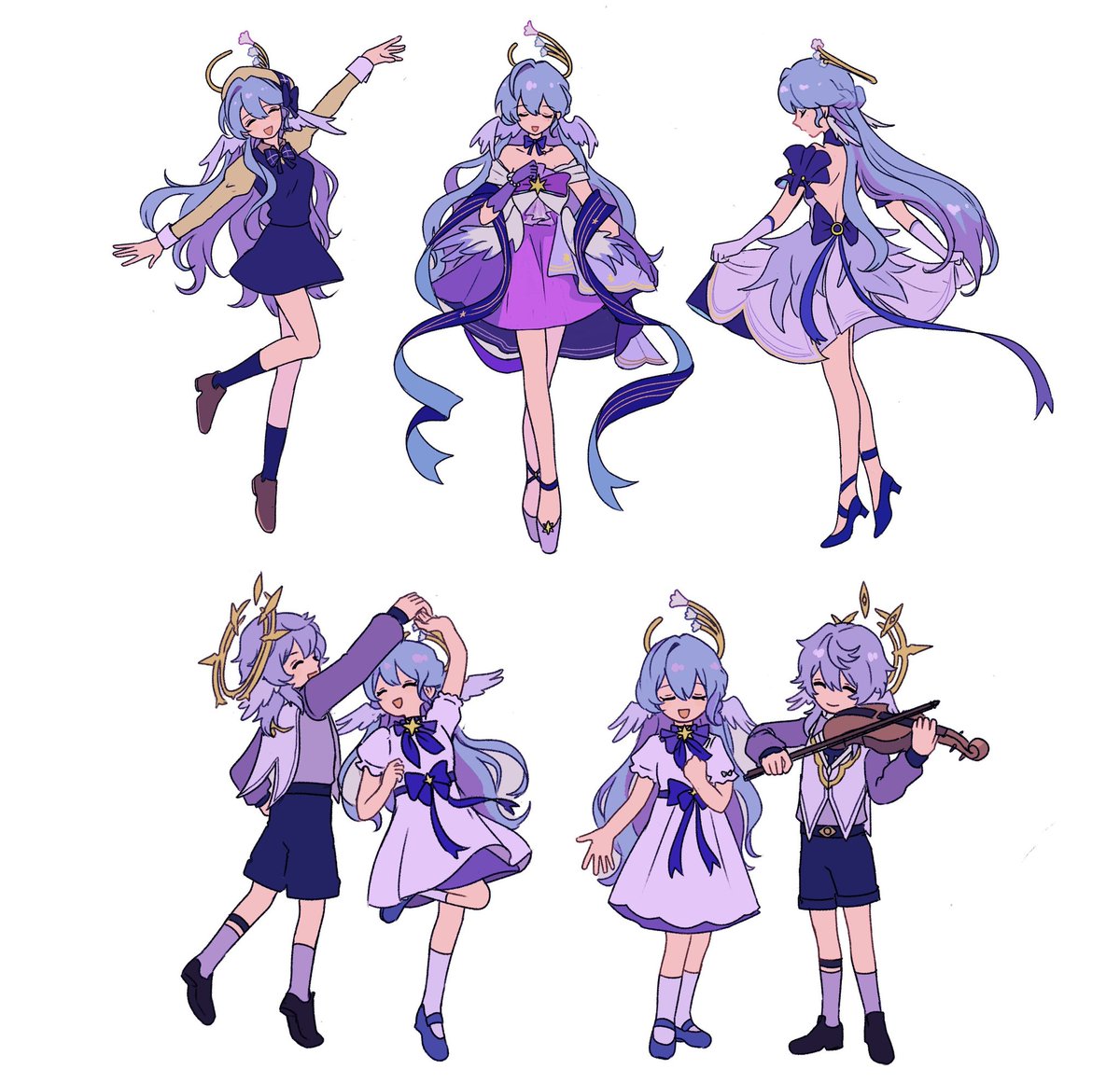 CHA_RUR_U's tweet image. 🪽天環兄妹🪽