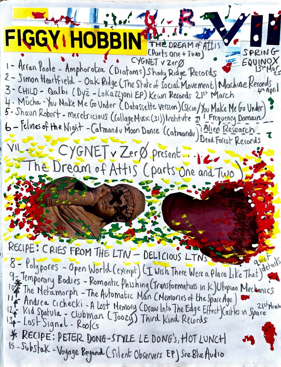 Celebrating the Spring Quarter Festival on the Train on Moonday with an exclusive session by CYGNET v Zer0 called “The Dream of Attis (parts one &amp; two)”. 
Attis chopped his doodah off. 
Leaving UFO Central (<a href="/WarminsterRadio/">WCR 105.5FM</a>) at 2200 GMT. 
🌱🌱🌿🌿🍄🍄