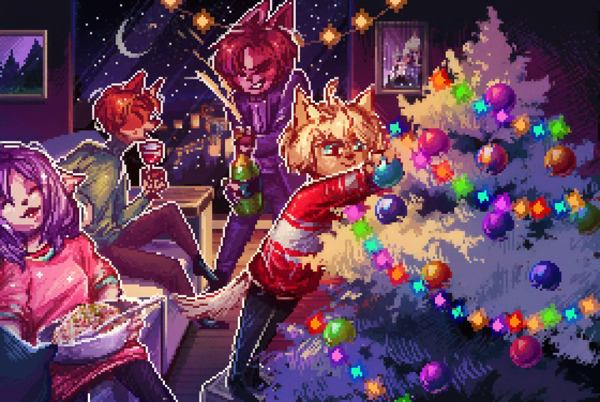 I won a graphic tablet at Christmas with my latest art. I didn't expect to win, it was very nice!
It's good for sketches, but unfortunately it's not suitable for my work because it doesn't allow installing Aseprite and Photoshop on it.
I'll be making sketches on it, cool!