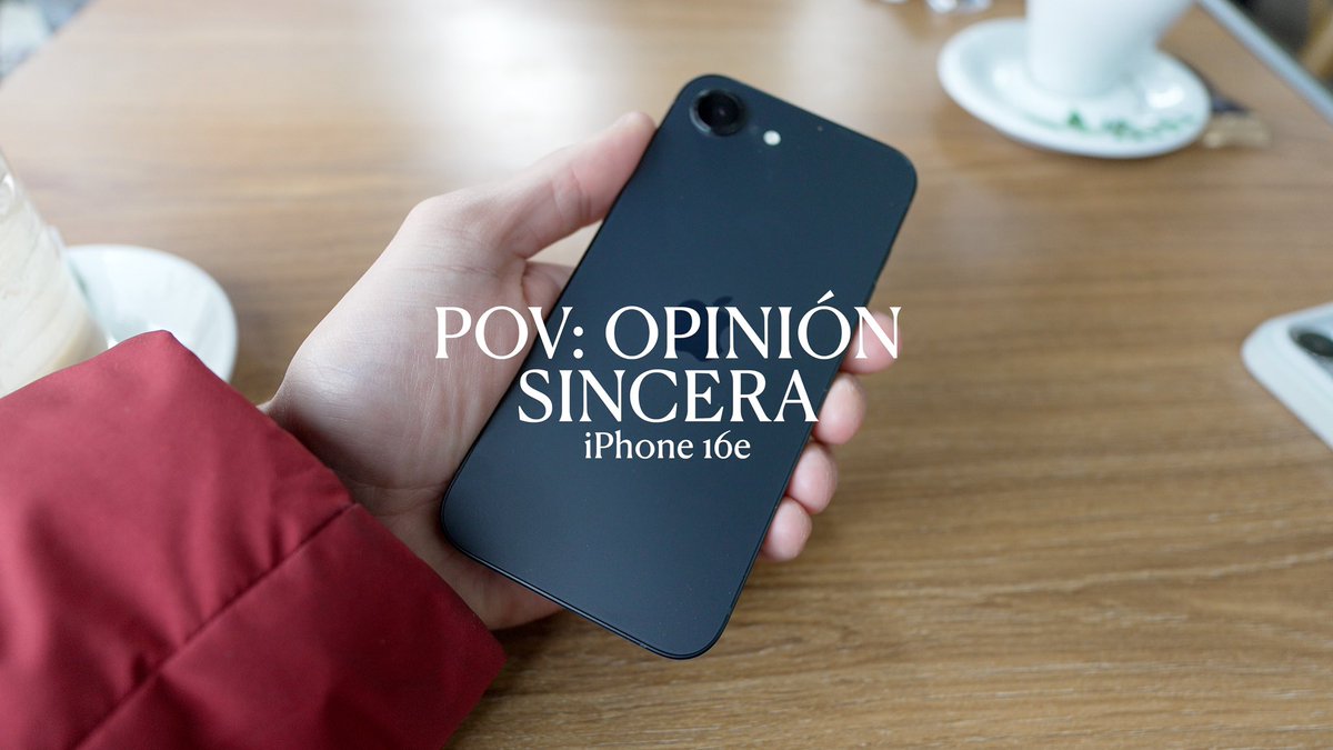 ekaitzmante's tweet photo. Opinión del nuevo iPhone 16e después de varios días. ¿Es el iPhone para la mayoría? 👀

https://t.co/fON9KqQXKi https://t.co/fJfhMihU99