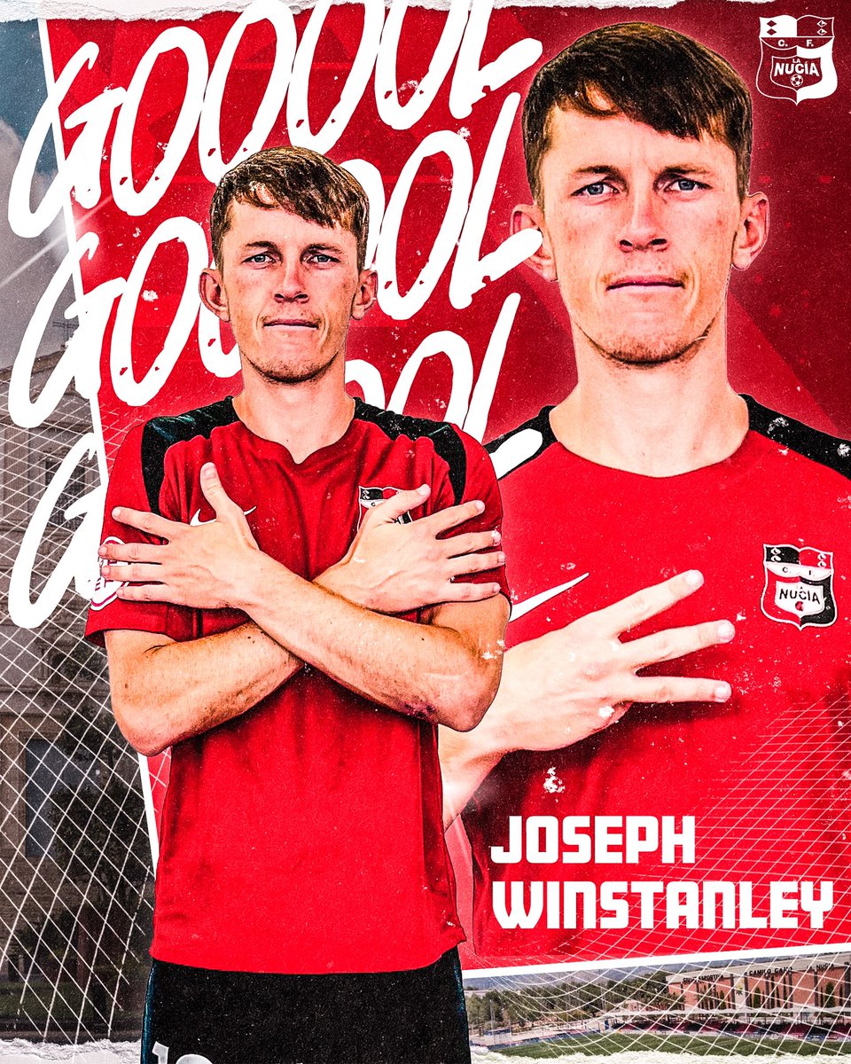 cfnucia's tweet photo. 🔴🅒🅕🅛🅝🔴

⏱️ Min 81. GOOOOOOOOOOOOOOOL de @JoeWin_98‼️

La cruzó perfecto tras un gran balón de @alberto10em. 

⚽️ @cfnucia 3️⃣ 🆚 0️⃣ CD Utiel

#JuguemosAlRojo ♥️

#ADNucía 🧬
#LaNucíaCiudadDelDeporte https://t.co/yn7CikoY7P