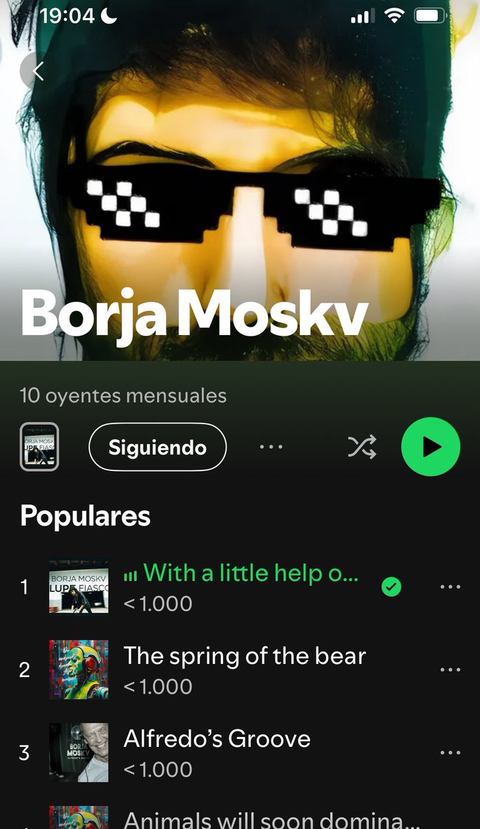 buscando nueva música que me den ganas de seguir viviendo…

Este DJ es vasco , de bilbo y ni tan mal eh 

echadle un vistazo al spoti de Borja Moskv