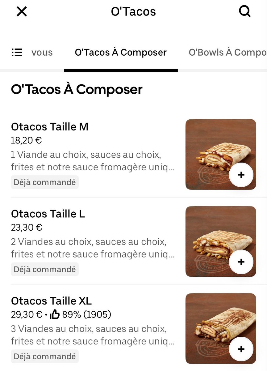 DelahauteM's tweet photo. Dites moi que je rêves là ? 🤣🤣 O’Tacos abuse du Gaz la 🤣, 18,20€ un tacos une viande #otacos #tacos https://t.co/D56CzLtGup