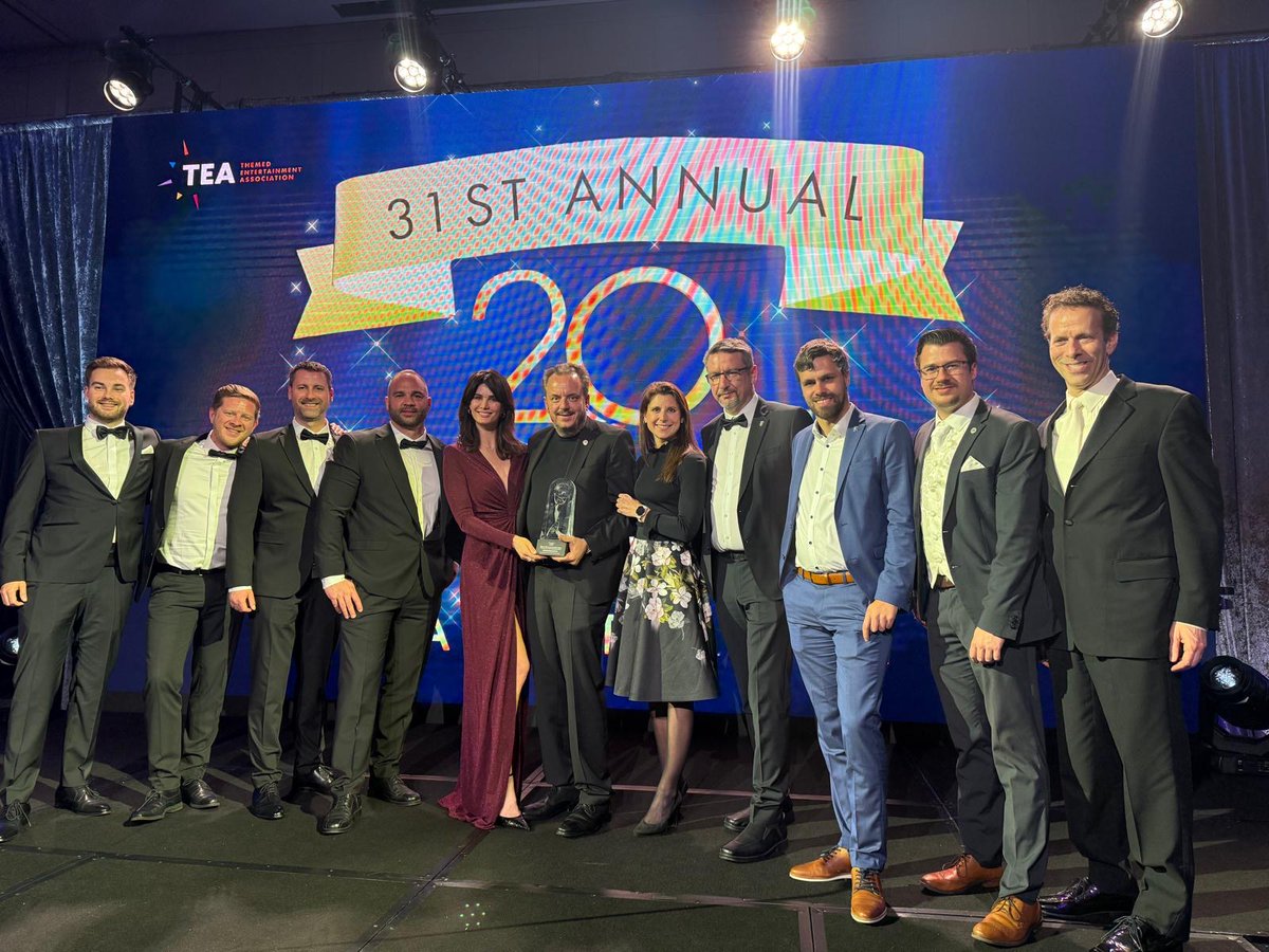 Still on cloud nine after Voltron Nevera's #TheaAward win! This achievement was only possible with true team spirit and a shared vision of creating a rollercoaster experience like no other. Thanks to everyone at @mackrides_com <a href="/mackoneofficial/">MACK One</a> #MACKSolutions &amp; <a href="/europa_park/">Europa-Park 🎢</a>!