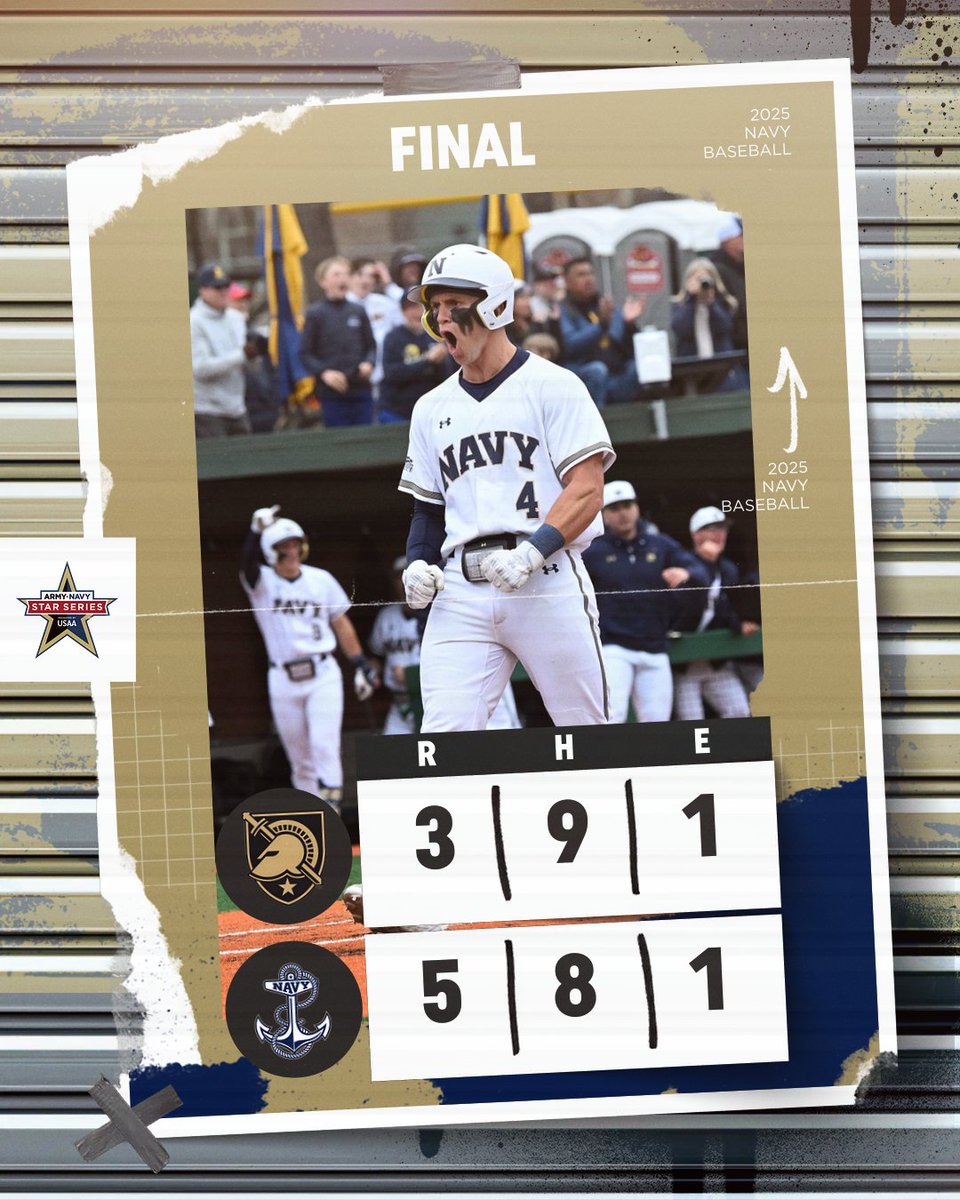 NavyBaseball's tweet photo. A great weekend at the ballpark!

#GoNavy | #BeatArmy | @PatriotLeagueHQ https://t.co/V8Nz82p8uw