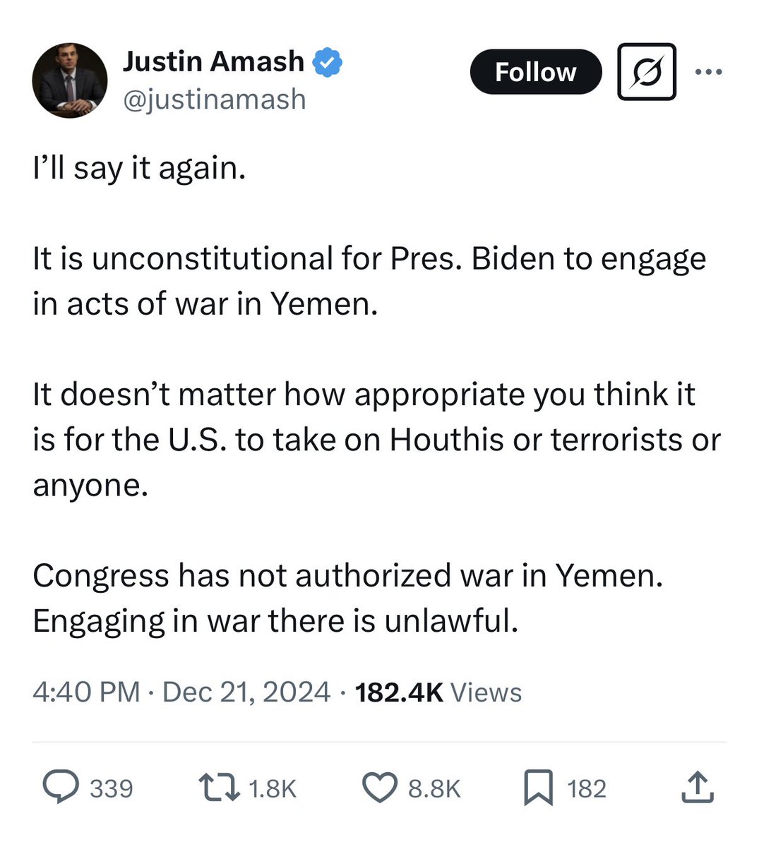 Justin Amash tweet media