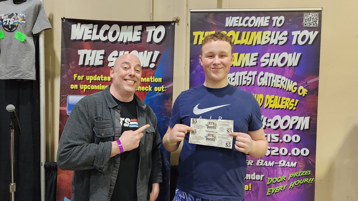 CTSPromotions's tweet photo. Winners all day at the Columbus Toy and Game Show!! https://t.co/V52lYu8Wqh