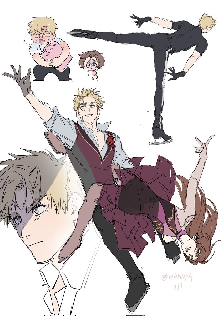 #メダリスト
#明浦路司 
我想看司先生和瞳小姐的冰舞😭😭😭🥺🥺