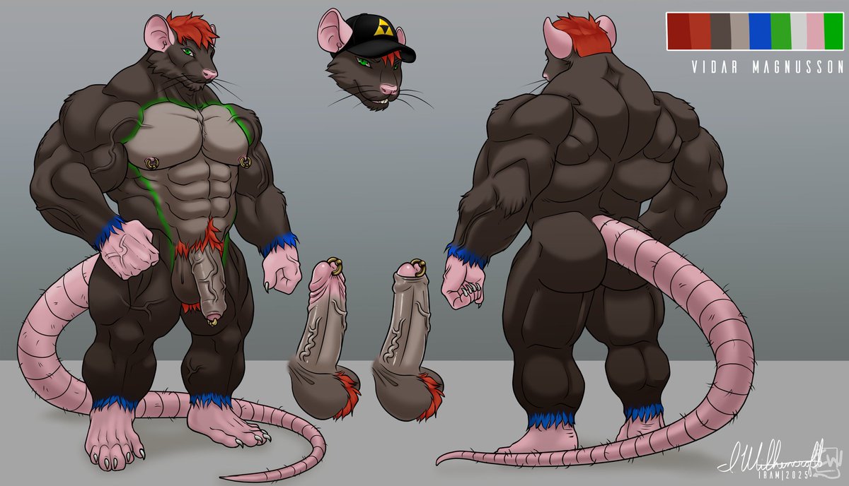 I'd like to introduce you to one of my new sonas, Vidar Magnusson! A literal gym rat has. Red hair and pubes are to drool for! Don't be afraid he just wants to hug others and make them feel loved!