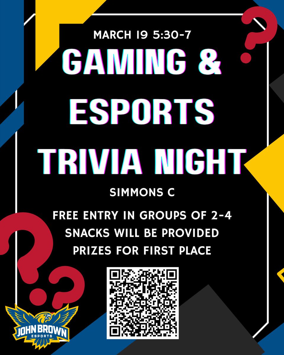 Come pull up on Wednesday to test your gaming skills IRL and compete for a prize!! 

Sign up using any of the posters on campus, the link in Discord, or DM for help 🫡