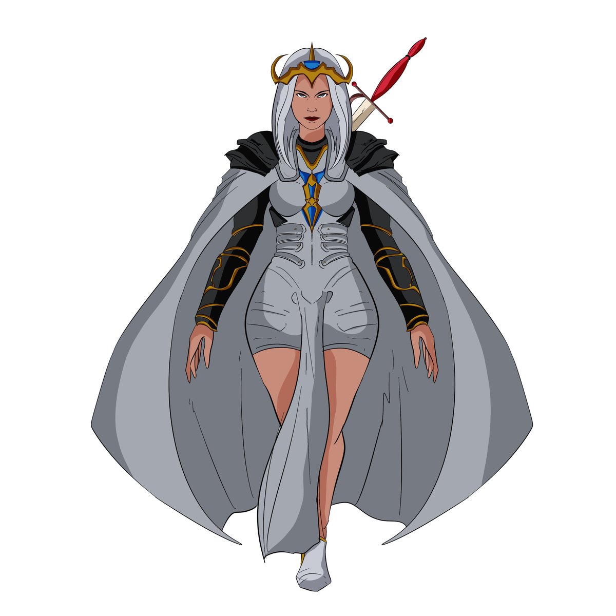 AmbiciousHarley's tweet photo. "✨ Just received my D&amp;D character commission, and I'm in love! 🎨. Ready for adventure! 🐉 #DungeonsAndDragons #ArtCommission" https://t.co/KskEXuprHc