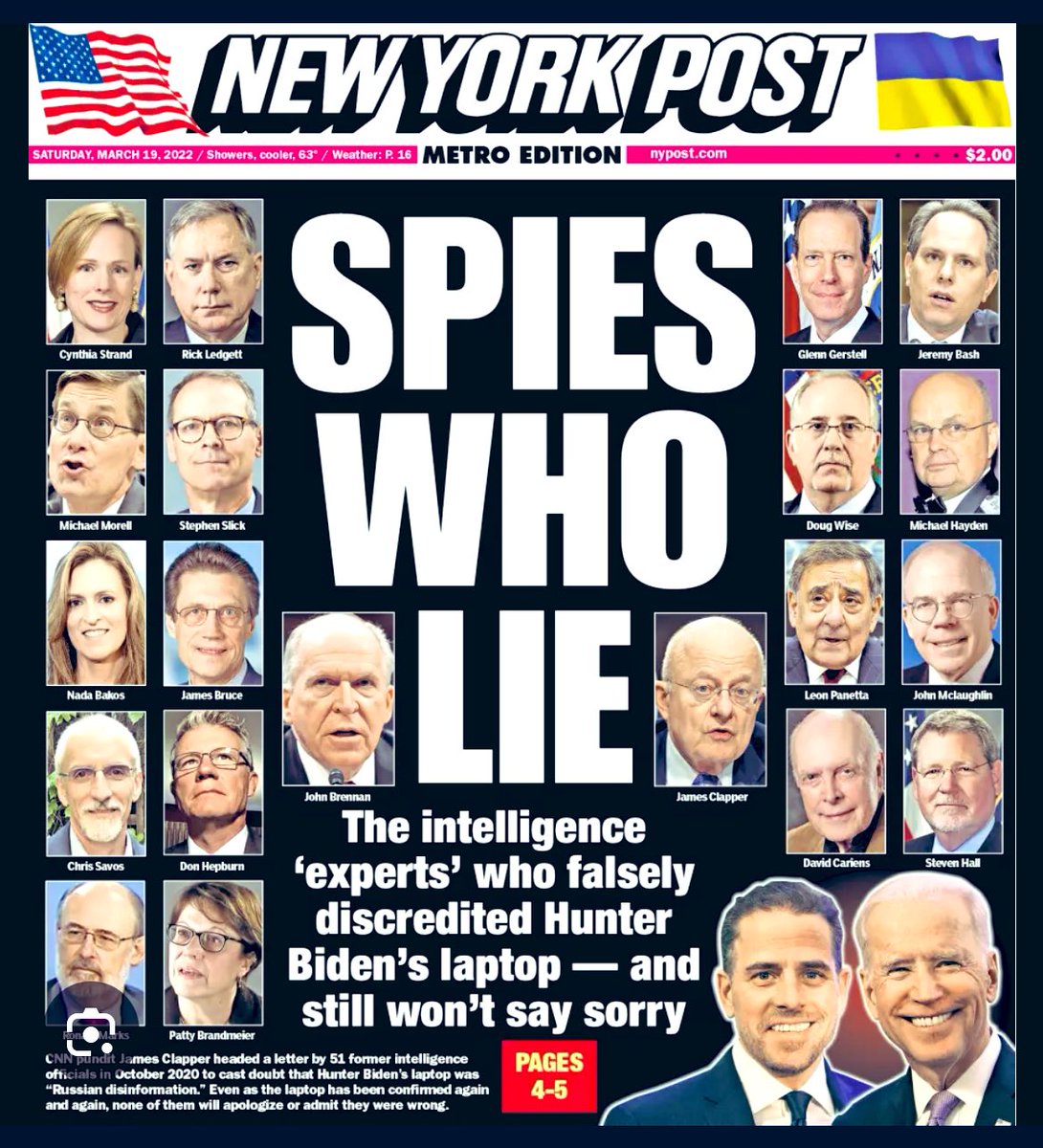 4Freespeak's tweet photo. @RapidResponse47 @SecRubio #Brennan❓@JohnBrennan doesn’t even have a #SecurityClearence because he’s a #Traitor WTF cares what a #SeditiousTraitor bloviates about? #JohnBrennan is an irrelevant sociopathic narcissist, whose passport should be immediately seized, then #Prosecuted & become #GenPopJohnny
😼 https://t.co/68szZ0tMhi