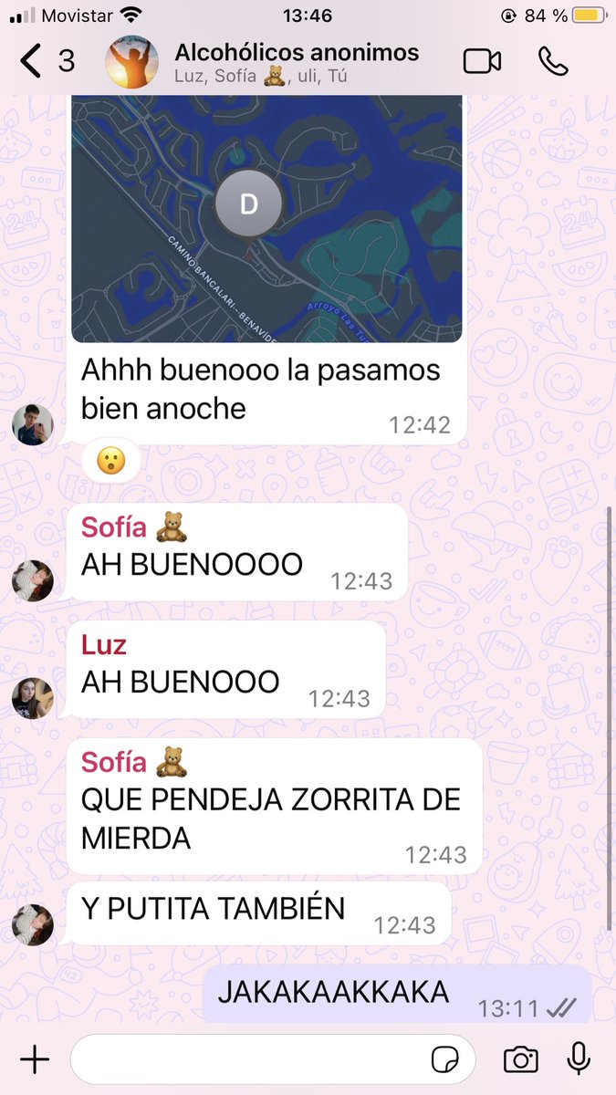 dianabeldent's tweet image. salgo de mi casa
mis amigos que tienen mi ubicación