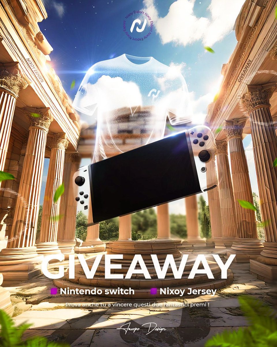 🎉 GIVEAWAY ALERT 🎉

Hai mai sognato di avere una jersey esclusiva Nixoy e una Nintendo Switch tutta per te? 🎮👕

Ora è il momento giusto! Partecipa al nostro giveaway e potresti essere il fortunato vincitore di:

✨ 1 Jersey Nixoy 
✨ 1 Nintendo Switch

Per partecipare è