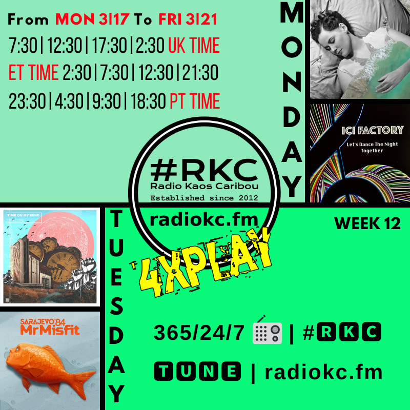 #𝗥𝗞𝗖 (@radiokc) on Twitter photo ▂▂▂▂▂▂▂▂▂▂▂▂▂▂
This Week #🆁🅺🅲 𝟰𝘅𝗣𝗟𝗔𝗬𝗦 1│2
#MONDAY 3│17
🔴Eilis Frawley
🔴Ici Factory x <a href="/BaumannPierreA1/">Baumann Pierre-André</a>
#TUESDAY 3│18
🔴<a href="/littlejukemusic/">Little Juke</a>
🔴<a href="/sarajevo84band/">Sarajevo '84</a>
⬇️Details⬇️
🌐 fb.com/RadioKC/posts/…
▂▂▂▂▂▂▂▂▂▂▂▂▂▂ ▂▂▂▂▂▂▂▂▂▂▂▂▂▂
This Week #🆁🅺🅲 𝟰𝘅𝗣𝗟𝗔𝗬𝗦 1│2
#MONDAY 3│17
🔴Eilis Frawley
🔴Ici Factory x <a href="/BaumannPierreA1/">Baumann Pierre-André</a>
#TUESDAY 3│18
🔴<a href="/littlejukemusic/">Little Juke</a>
🔴<a href="/sarajevo84band/">Sarajevo '84</a>
⬇️Details⬇️
🌐 fb.com/RadioKC/posts/…
▂▂▂▂▂▂▂▂▂▂▂▂▂▂