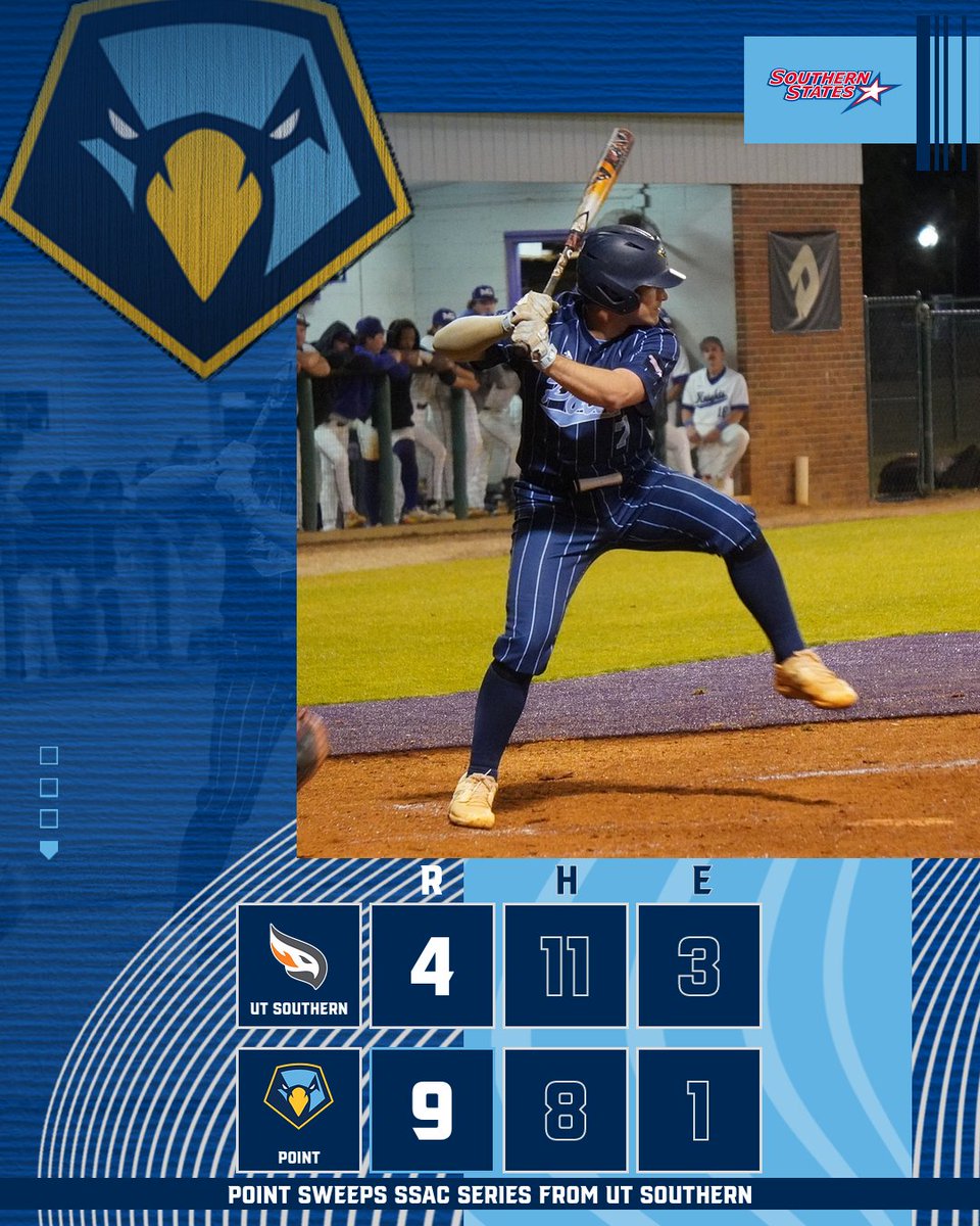 Southern States (@ssacsports) on Twitter photo SSAC Series of the Week action saw <a href="/MGAKnights/">Middle Georgia State Knights</a> softball and <a href="/PointSkyhawks/">Point Skyhawks</a> baseball pick up conference sweeps. SSAC Series of the Week action saw <a href="/MGAKnights/">Middle Georgia State Knights</a> softball and <a href="/PointSkyhawks/">Point Skyhawks</a> baseball pick up conference sweeps.