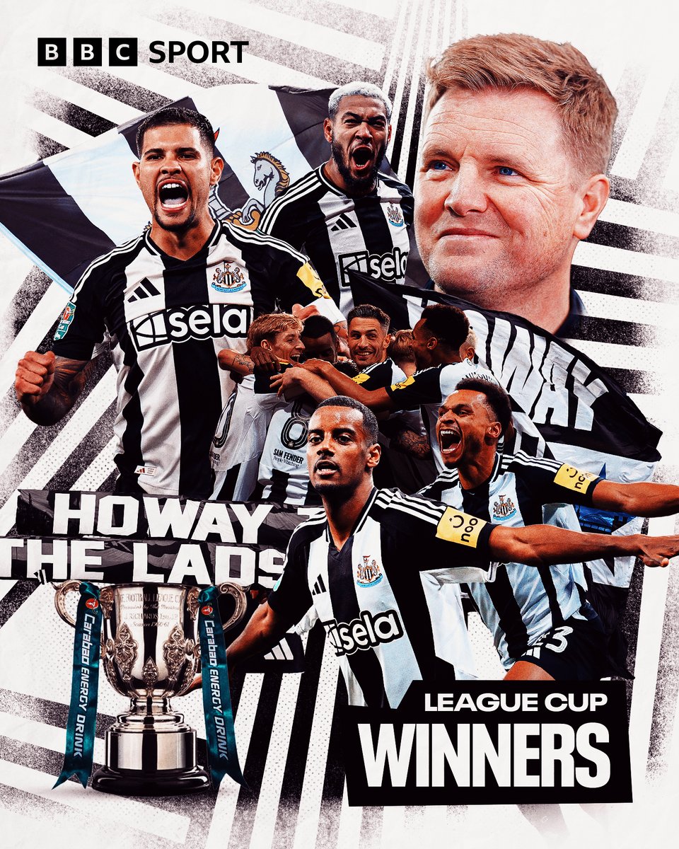🏆 Newcastle fans are living the dream they have dreamt for a long, long time.

Their first domestic trophy for 70 years!

This Wembley win will be celebrated long into the night. ⚪️⚫️

#CarabaoCupFinal
