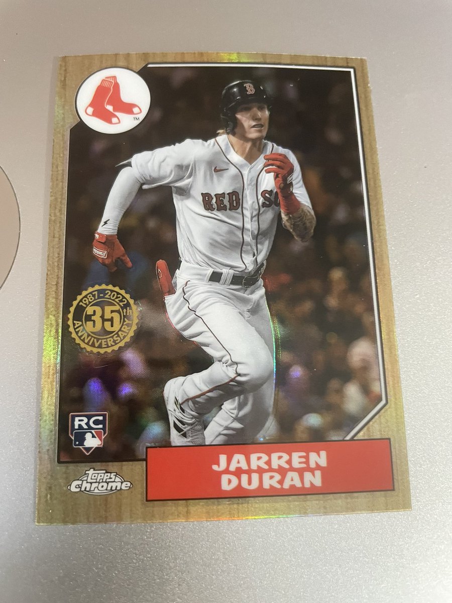 cheapcardsales's tweet photo. Jarren Duran RC $1.25
#cheapCards #cheapRedSox https://t.co/MElsixNSdh