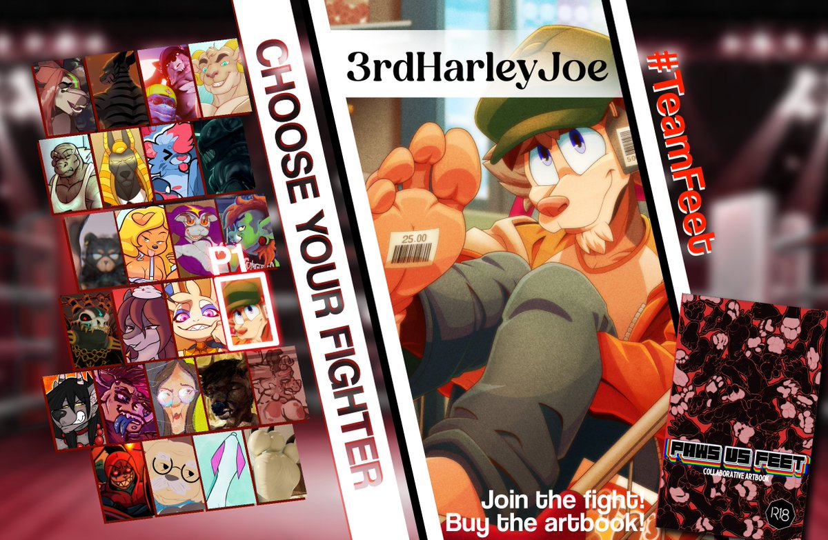 ✨SAVE THE DATE✨

An artbook featuring pages filled with PAWS AND FEET artworks from several artists will be available for purchase soon! (Both digital and physical versions)

Limited editions of PAWS VS FEET Artbook will be available soon! (➡️➡️➡️May 9th⬅️⬅️⬅️)