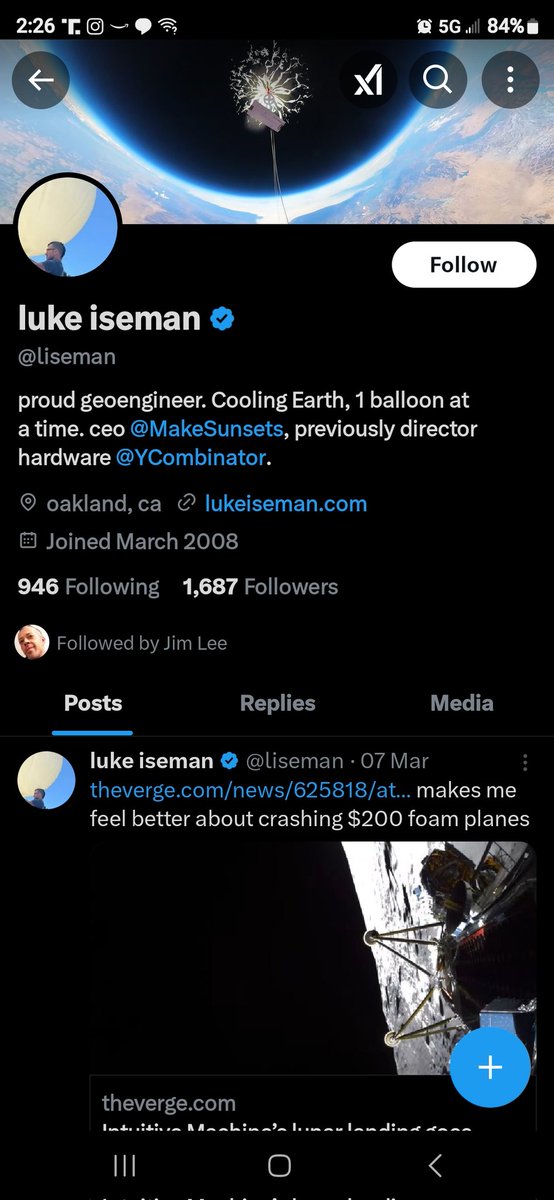 jesseRoss597206's tweet photo. This is the owner/founder of #makesunsets. He sure is proud of himself as we beg for our sun to stop being blocked. 9 months straight in Michigan, absolutely zero sunshine because of these freaks. https://t.co/o0wZBA1Qj2