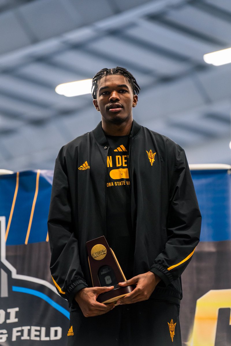 SunDevilTFXC's tweet image. Only the beginning for Jayden Davis.

A fourth-place finish in the 400m final is the latest feat on the Sun Devil sophomore’s resume 🙌