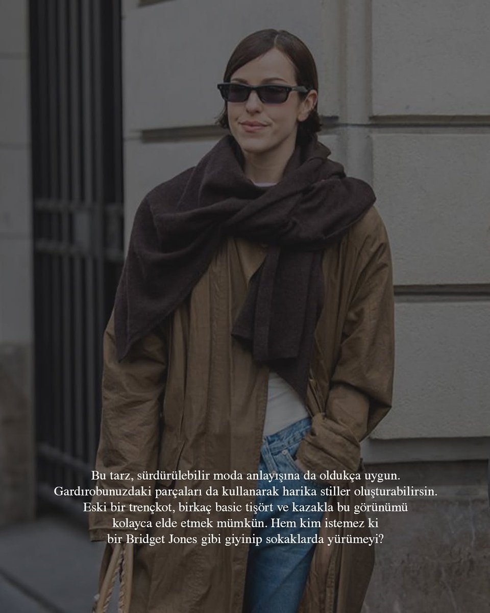 Boyner Mag’den sana;

Son zamanlarda sosyal medyada hızla yayılan ve esprili bir şekilde ‘Frazzled English Woman’ (kafası karışık, dağınık İngiliz kadını) olarak adlandırılan bu yeni akımını radarımıza aldık.

#Boyner #BoynerMAG #FashionTrend #FashionAesthetic #TrendAlert