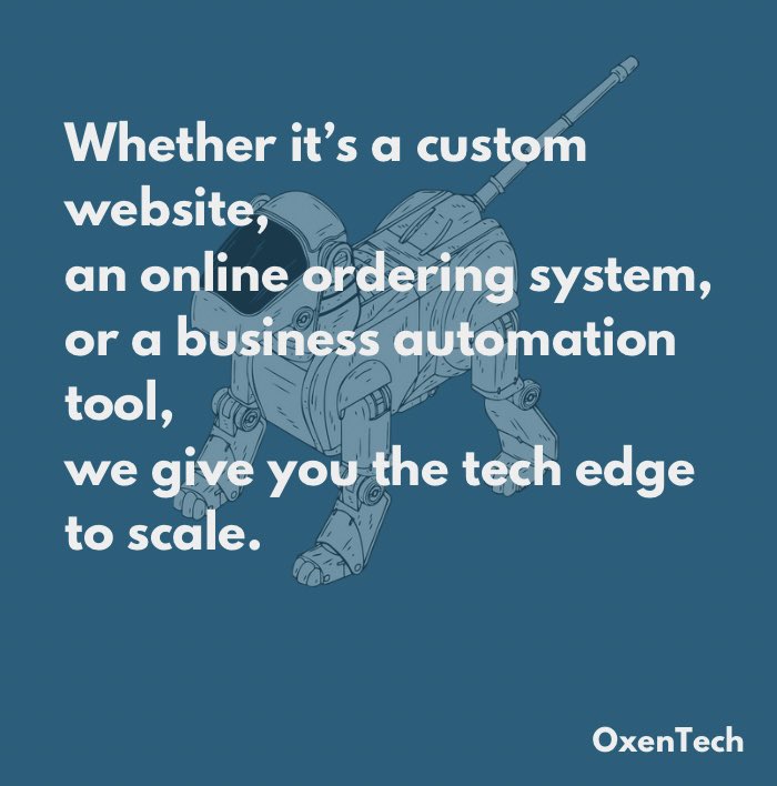 oxendistro's tweet photo. Scaling a business isn’t just about working harder—it’s about working smarter. The right tech gives you the edge to grow faster and more efficiently.
#businessgrowth #businessautomation https://t.co/GH8Gu5LNbh