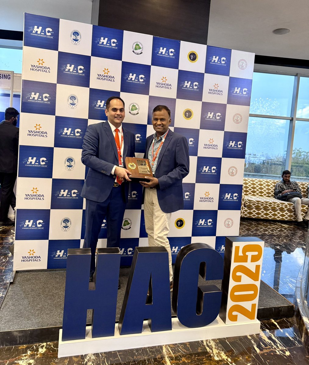 _RamChidambaram's tweet image. At Hyderabad Arthroscopy Conclave. Thanks Dr Purna for the kind invite.
