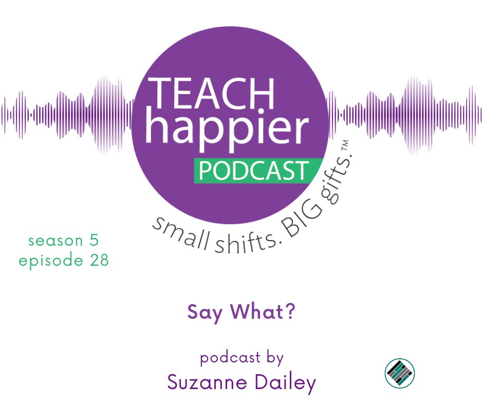 It’s been a WEEK for all if us in education! This week is a small shift in language that can help us support others during times of uncertainty and worry. Thanks for listening!
podcasts.apple.com/us/podcast/say…