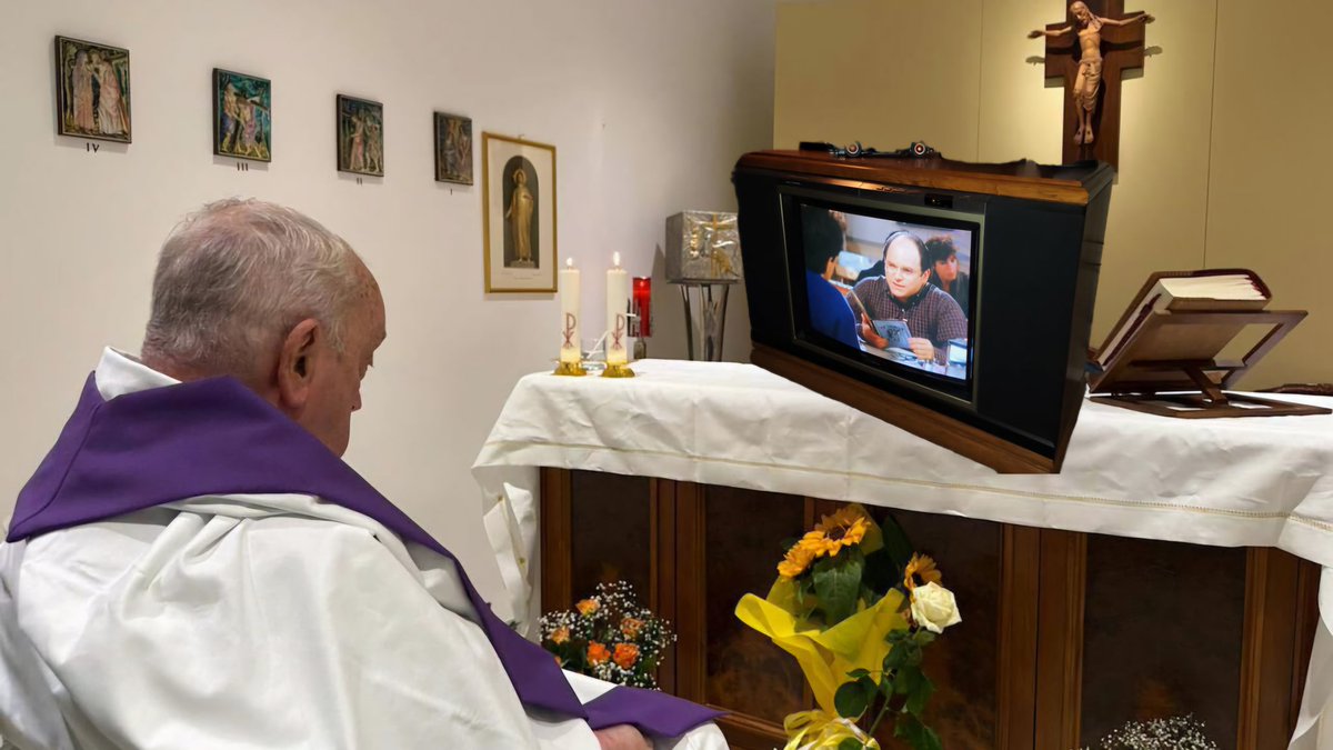 The Vatican has released the first picture of the Pope since his hospitalization.