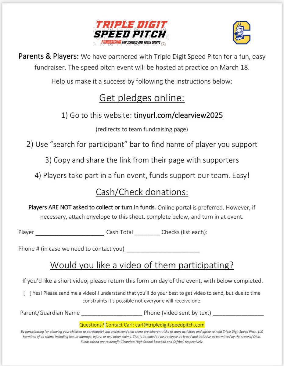 Clearview High School Softball tweet media