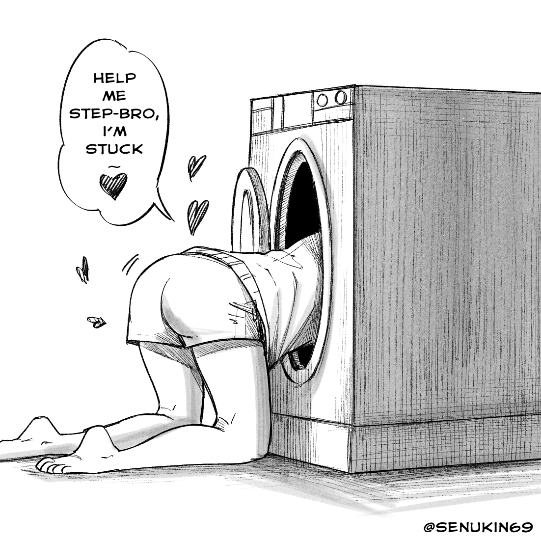senukin69's tweet photo. Step Bro, I'm stuck (1/4)
(Paletron Ver)