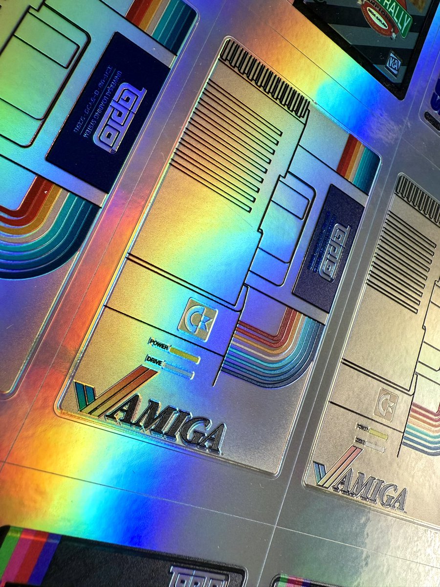 ArielAces's tweet image. These #Holo3DFX Amiga NFC cards came out super awesome! Cannot wait to finish the X68000 and MSX cards next! #TapTo #Zaparoo #MiSTerFPGA #MiSTer