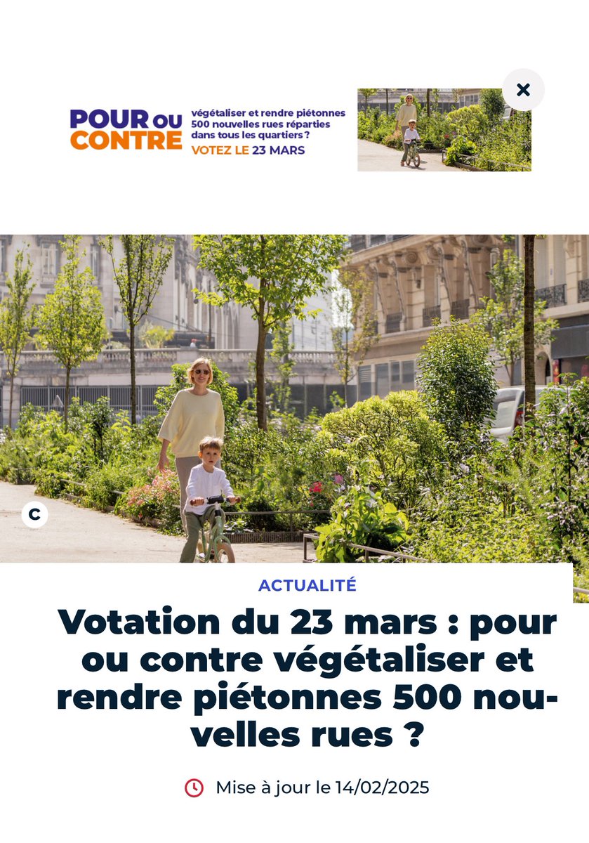 Nasseva75's tweet photo. HIDALGO veut rendre piétonnes 500 rues 
Elle demande à aller voter pour ou contre DIMANCHE 23 MARS
#TPMP #tpmp @Cyrilhanouna #sauvezparis https://t.co/DCBrQr6ULM