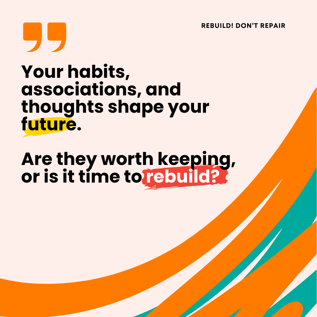 _jonharper's tweet photo. Your #future is built on today’s habits, thoughts, and #connections. Are they leading you forward or holding you back? 

Take inventory. #Rebuild with #intention.

#RebuildYourLife #BreakthroughMoment #BuiltOnPurpose #ElevateYourLife #SelfRenewal #StepIntoYourCalling https://t.co/ixPnqWjC1Z