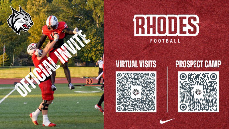 Carson Kelly (@carsonkelly08) on Twitter photo Thank you <a href="/RhodesFootball/">Rhodes Football</a> for the invite!
<a href="/jebjones16/">Jeb Jones</a> <a href="/jloyd27/">Jonathan Loyd</a> <a href="/coach_nelson83/">Casey Nelson</a> <a href="/_CoachBussey/">Jonathan Bussey</a> <a href="/CSmithScout/">Chris Smith</a> <a href="/EricInama/">Eric Inama</a> Thank you <a href="/RhodesFootball/">Rhodes Football</a> for the invite!
<a href="/jebjones16/">Jeb Jones</a> <a href="/jloyd27/">Jonathan Loyd</a> <a href="/coach_nelson83/">Casey Nelson</a> <a href="/_CoachBussey/">Jonathan Bussey</a> <a href="/CSmithScout/">Chris Smith</a> <a href="/EricInama/">Eric Inama</a>