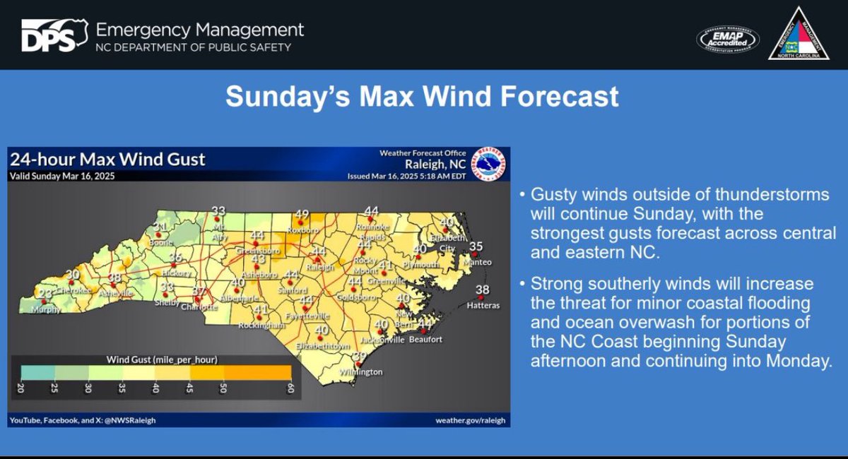 ITR_TOWING's tweet photo. 🚨 SUNDAY’S WEATHER UPDATE 🚨 https://t.co/CXDLwBcIwT